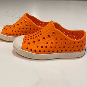 Native Toddler Shoes Orange Size 7